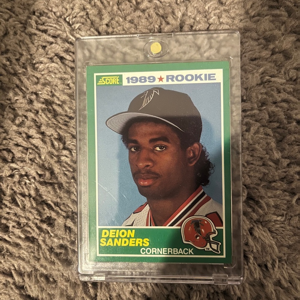 Score 1989 Rookie Card - Deion Sanders